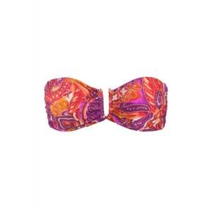 NEW TIGERLILY women's moroccan bandeau bikini top in multi